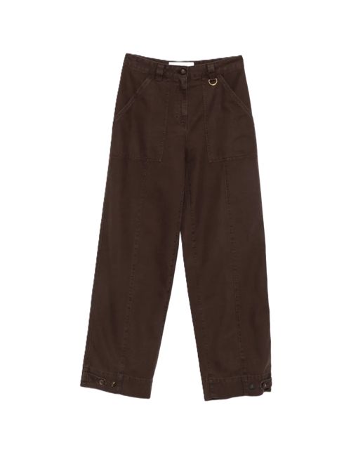 Golden Goosebutton-cuff wide-leg trousers Golden Goose | GWP02724.P002600.55265MOLE